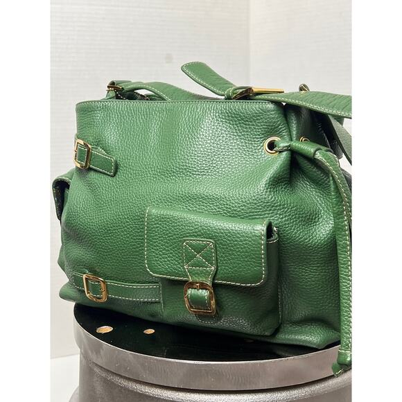 Maxx New York Handbags - MAXX Gorgeous green leather Maxx New
York hobo